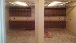 Classic design of a garage