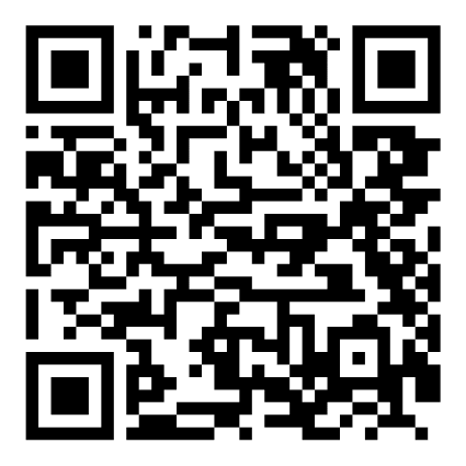 Black and white QR code illustration.